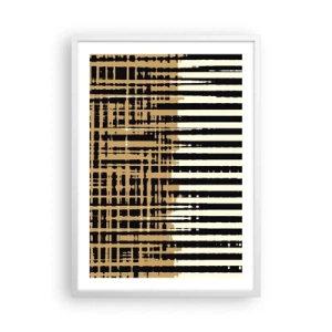 Poster în ramă albă - Abstracție arhitecturală - 50x70 cm