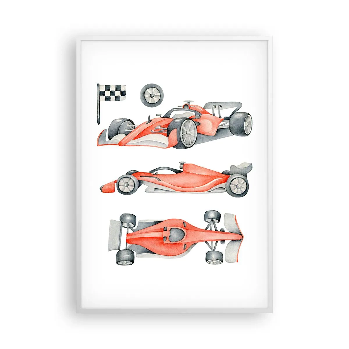 Poster în ramă albă - Prindeți visul - 70x100 cm