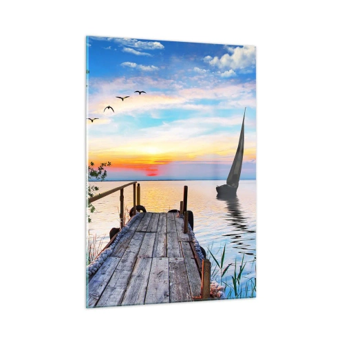 Tablou pe sticlă - Bună seara - 50x70 cm