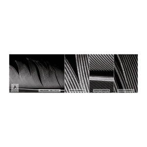 Mostră tapet Premium Sand - Pana - o construcție minunată - Pix, Minimalism, Lejeritate - 100x30 cm