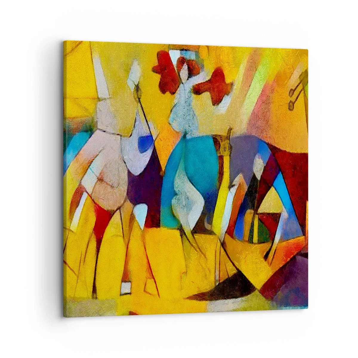 Tablou pe pânză - Soare - viață - bucurie - 50x50 cm