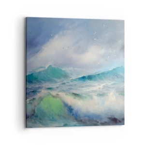 Tablou pe pânză - Vârtejul a gemut de triumf... - 70x70 cm