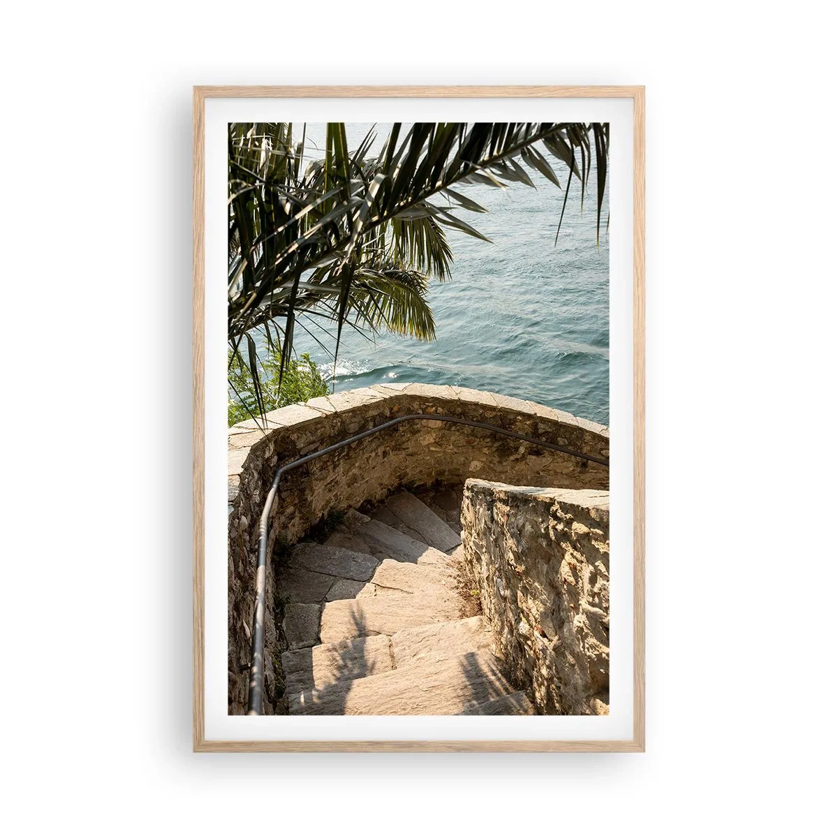 Poster în ramă de stejar deschis - Sub soarele Italiei - 61x91 cm