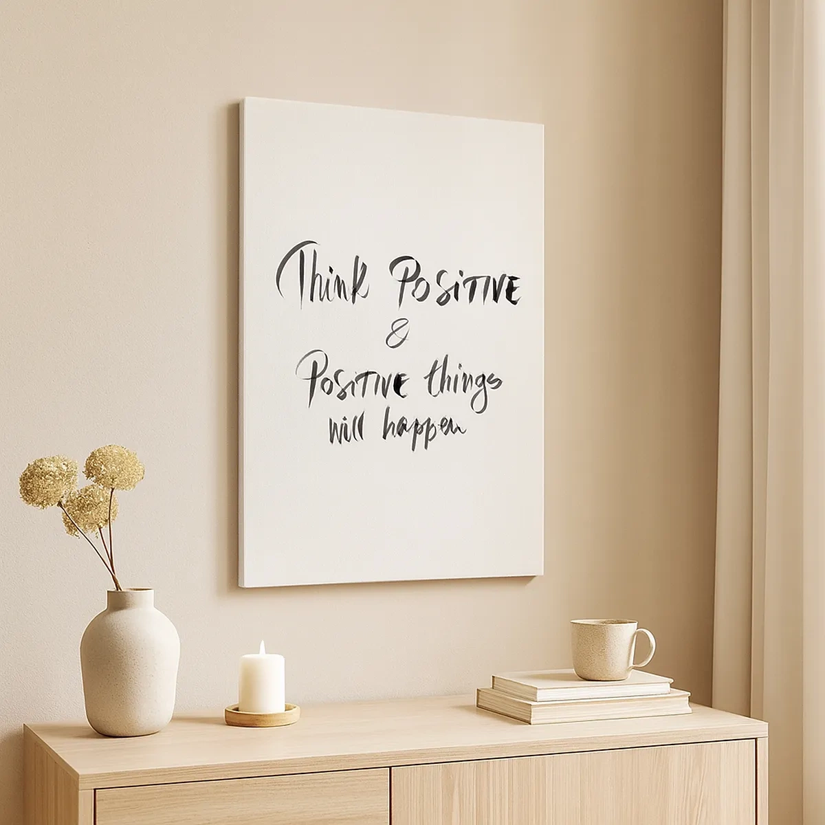 Tablou pe pânză - Cum să trăim bine? - 50x70 cm