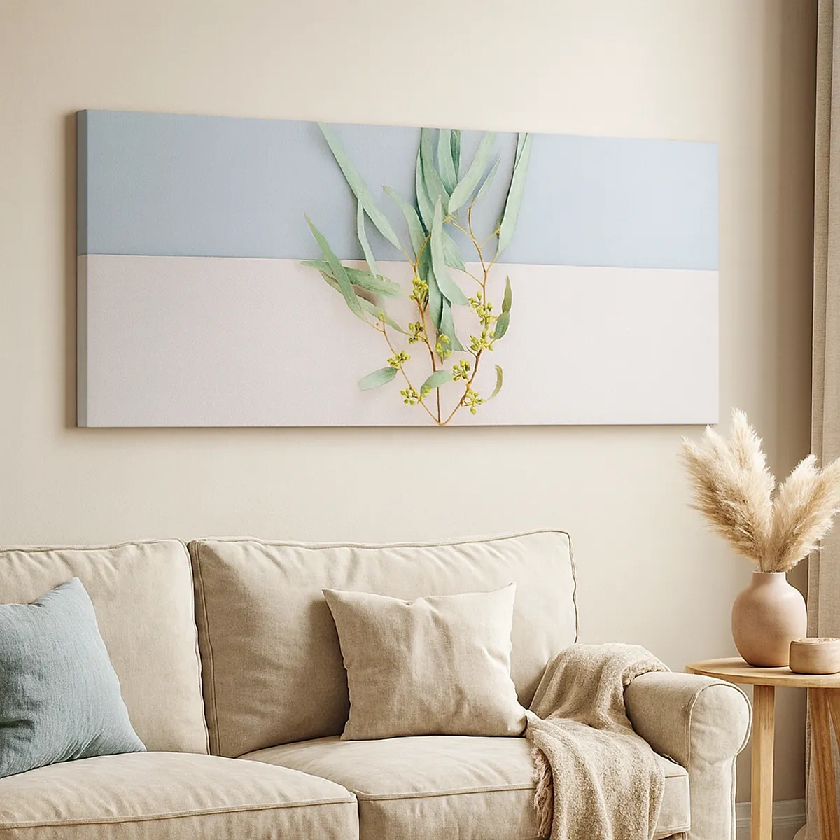 Tablou pe pânză - Subtilitate pastelată - 30x30 cm