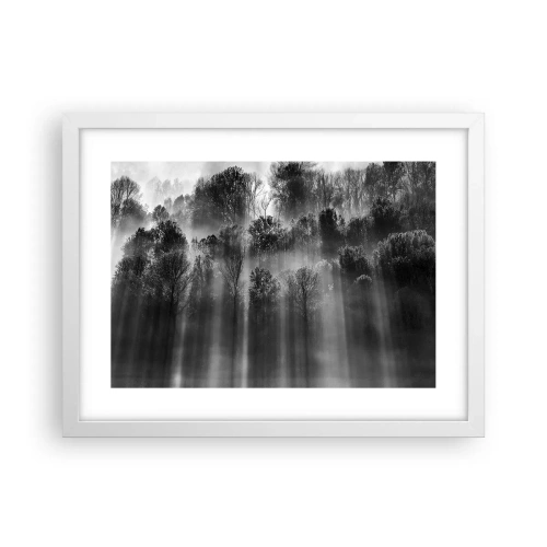 Poster în ramă albă - În fluxuri de lumină - 40x30 cm