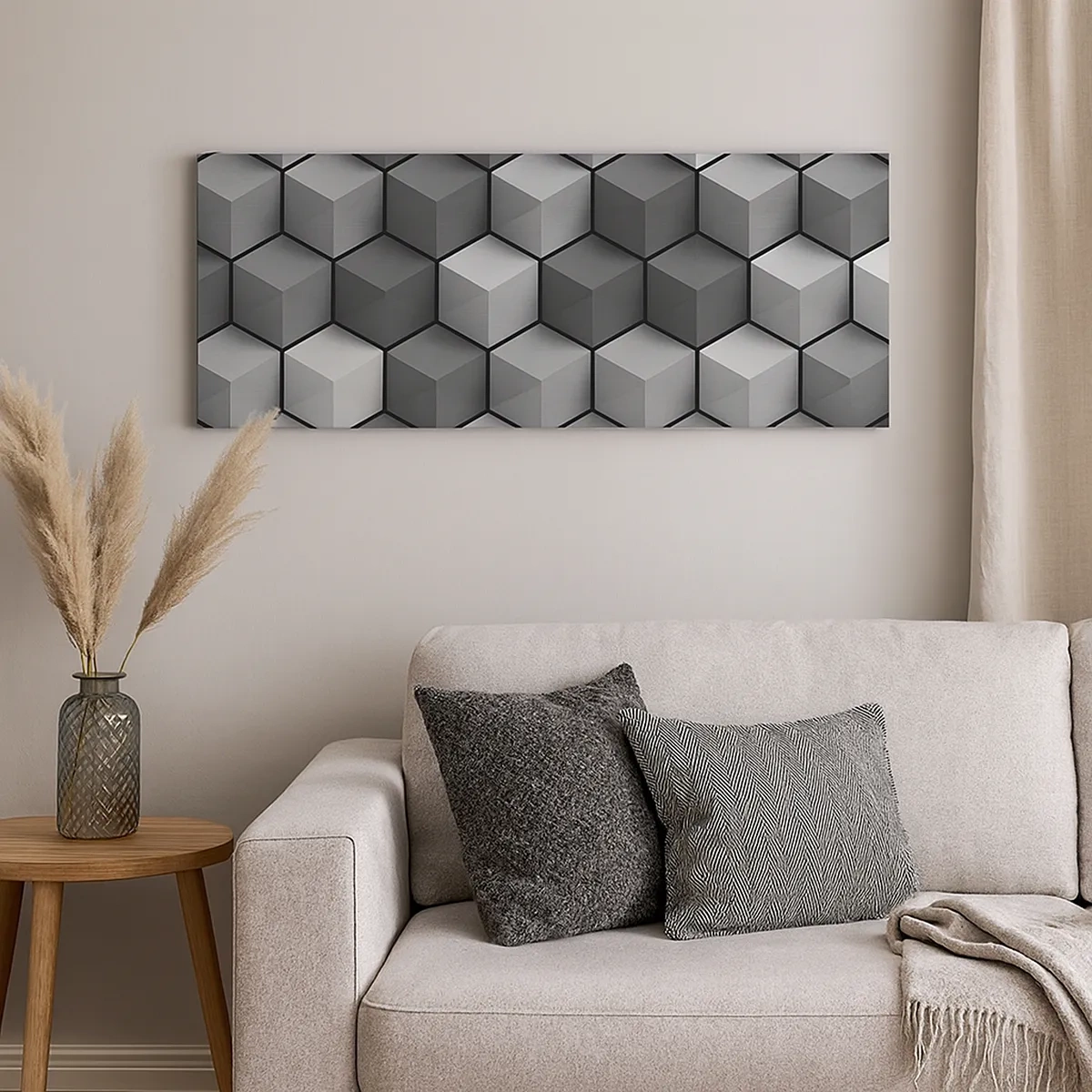 Tablou pe pânză - Puzzle cubist - 30x30 cm