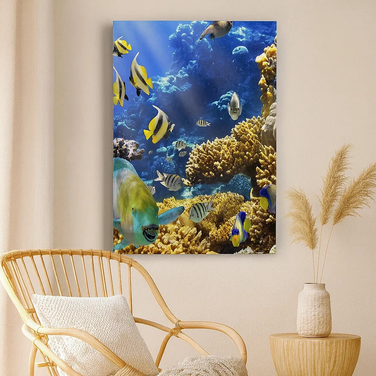 Tablou pe pânză - Trafic intens pe traseul de vacanță - 50x70 cm