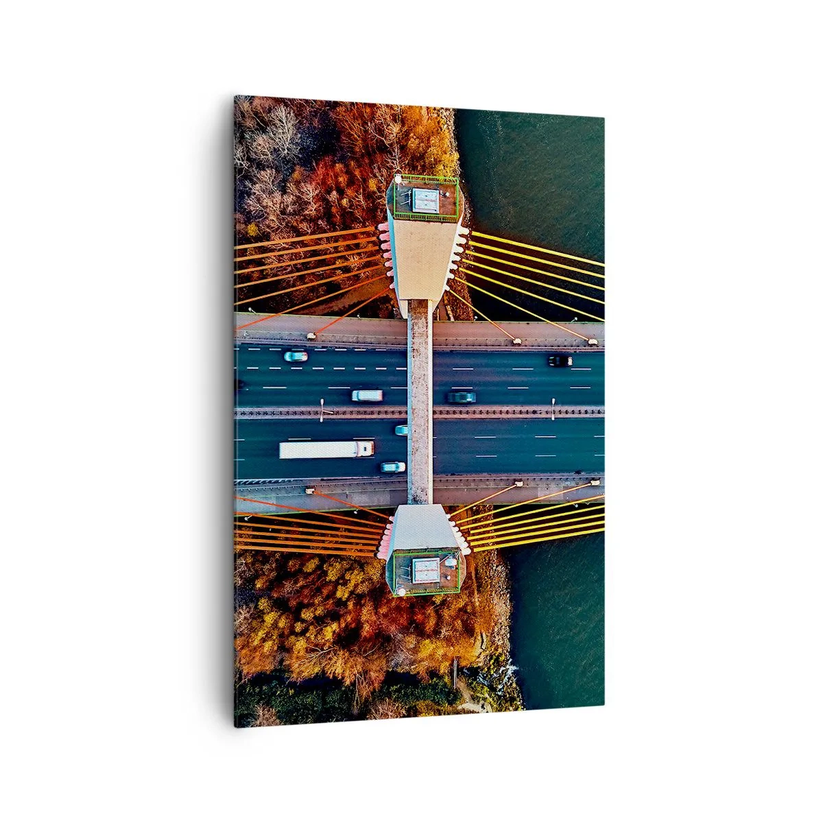 Tablou pe pânză - Din pădure spre apă - 80x120 cm