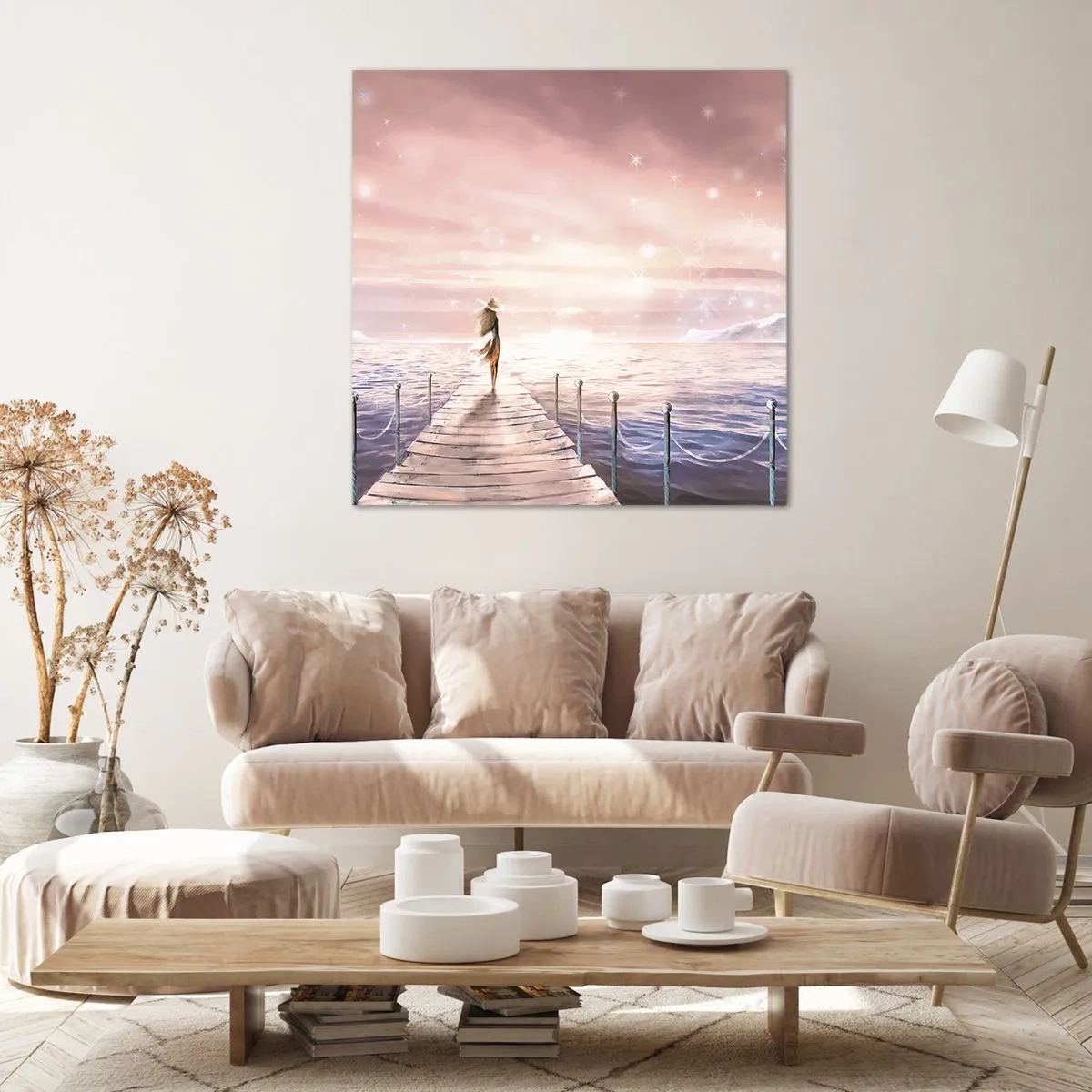 Tablou pe pânză - În lumina unui vis - 40x40 cm