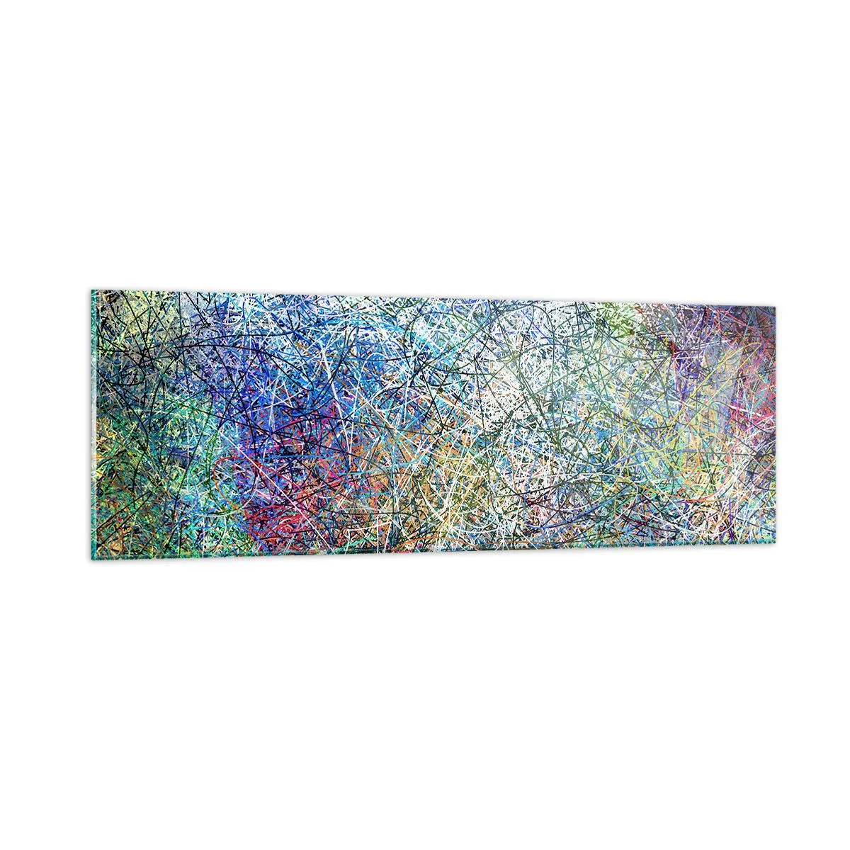 Tablou pe sticlă - Nu este atât de simplu - 90x30 cm