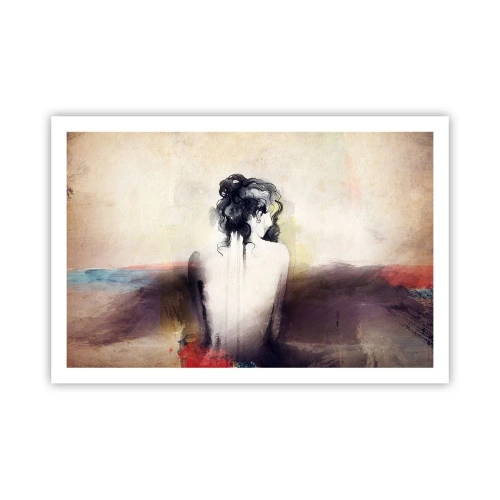 Poster - Linii moi, forme ovale - 91x61 cm