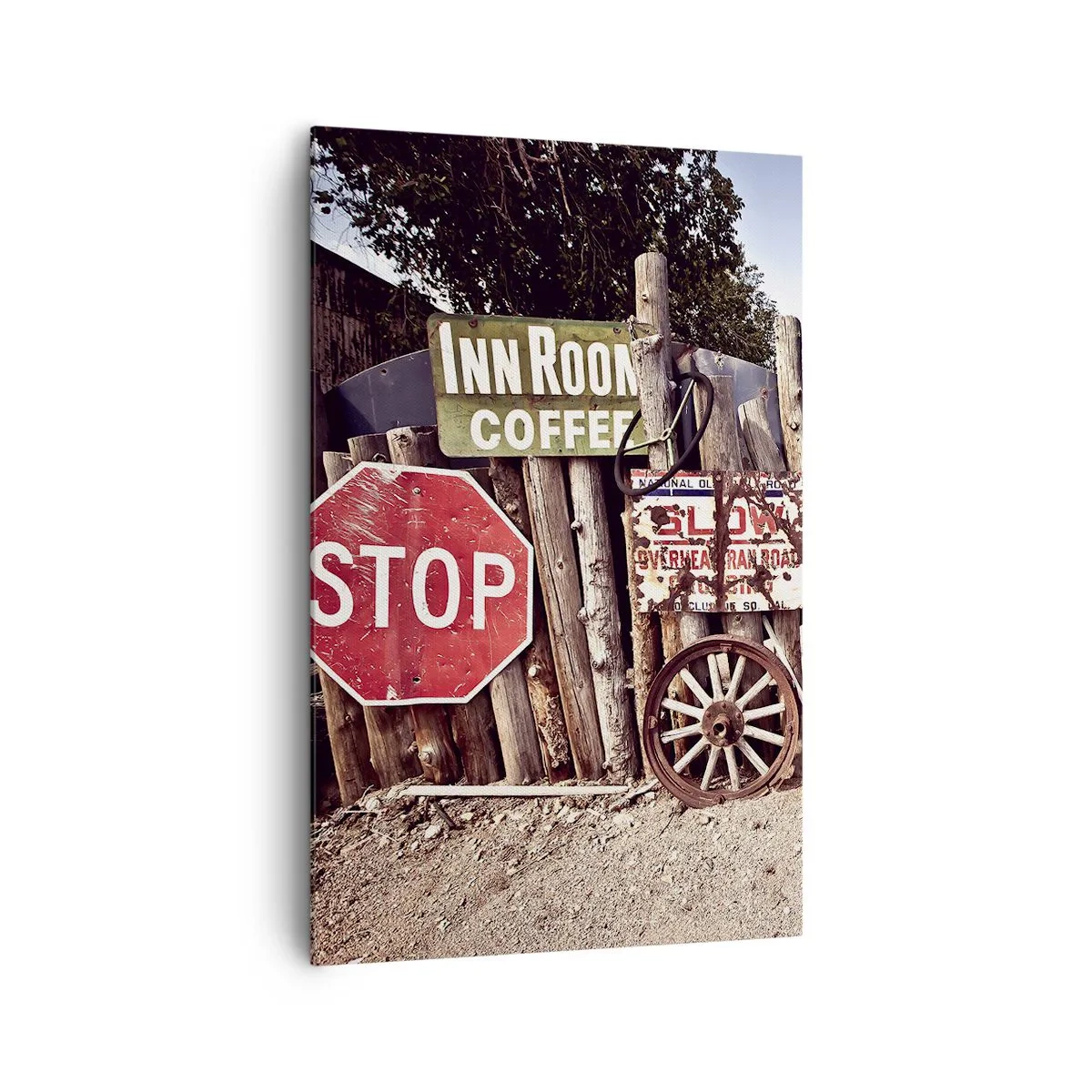 Tablou pe pânză - Iar timpul s-a oprit - 80x120 cm