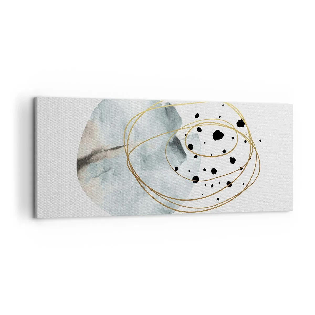 Tablou pe pânză - În îmbrățișarea spațiului - 100x40 cm