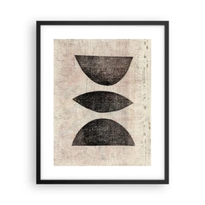 Poster în ramă neagră - Abstracție etnică - 40x50 cm