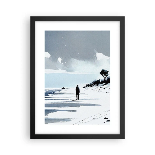 Poster în ramă neagră - Singuratic - 30x40 cm