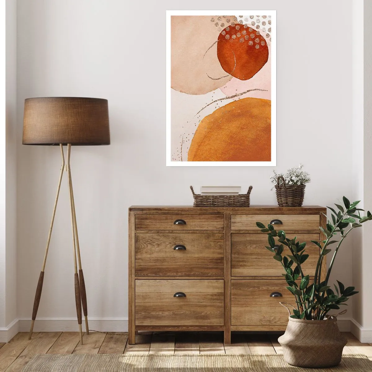 Poster - Rotunjime și mișcare - 70x100 cm