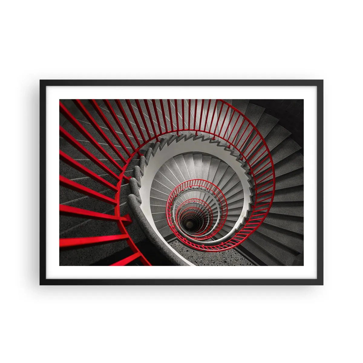 Poster în ramă neagră - Jocuri arhitecturale - 70x50 cm