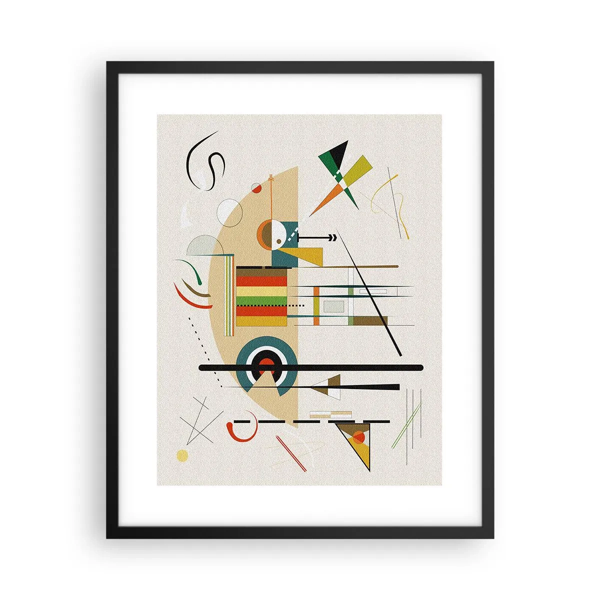 Poster în ramă neagră - Și lumea râde - 40x50 cm