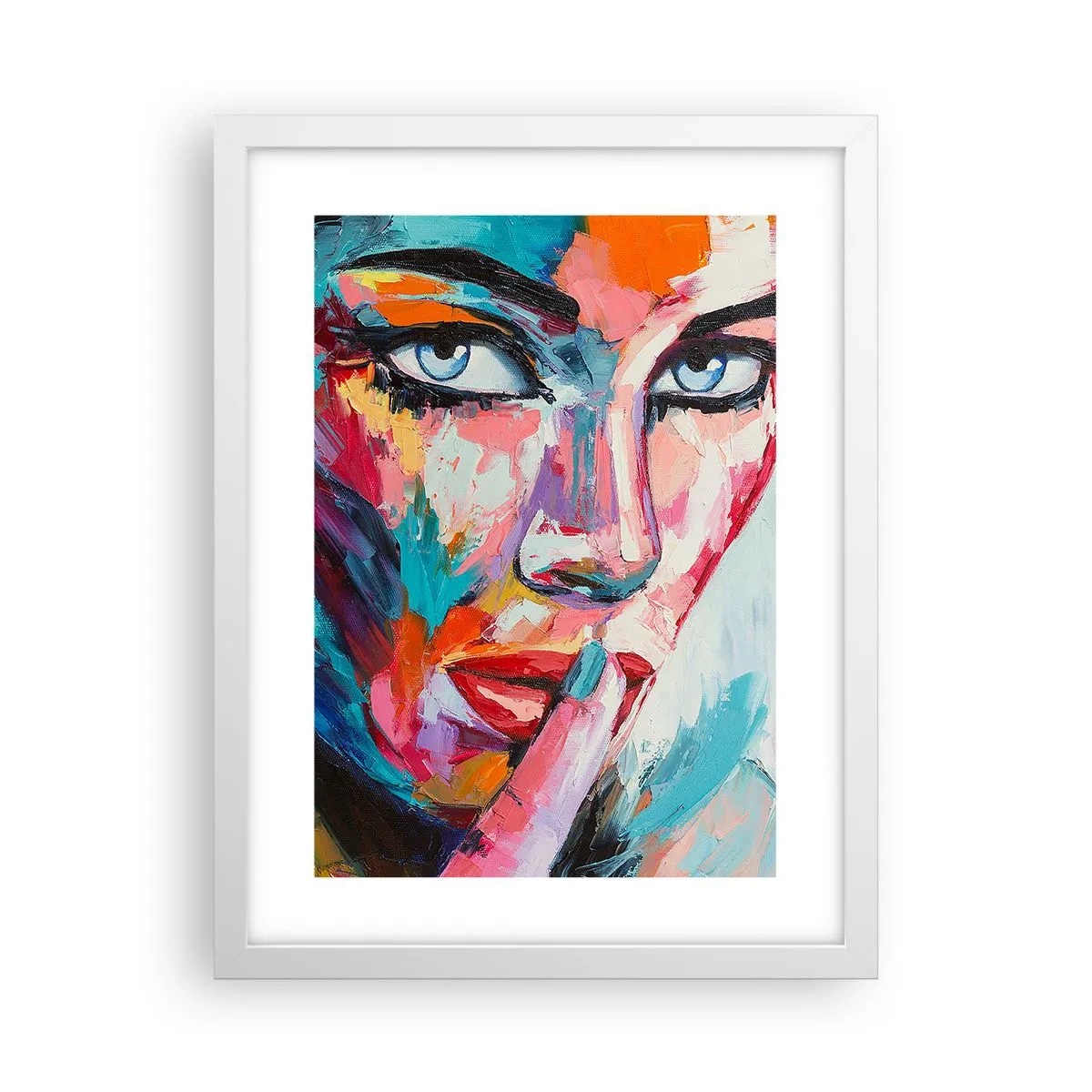 Poster în ramă albă - Primul nostru secret - 30x40 cm