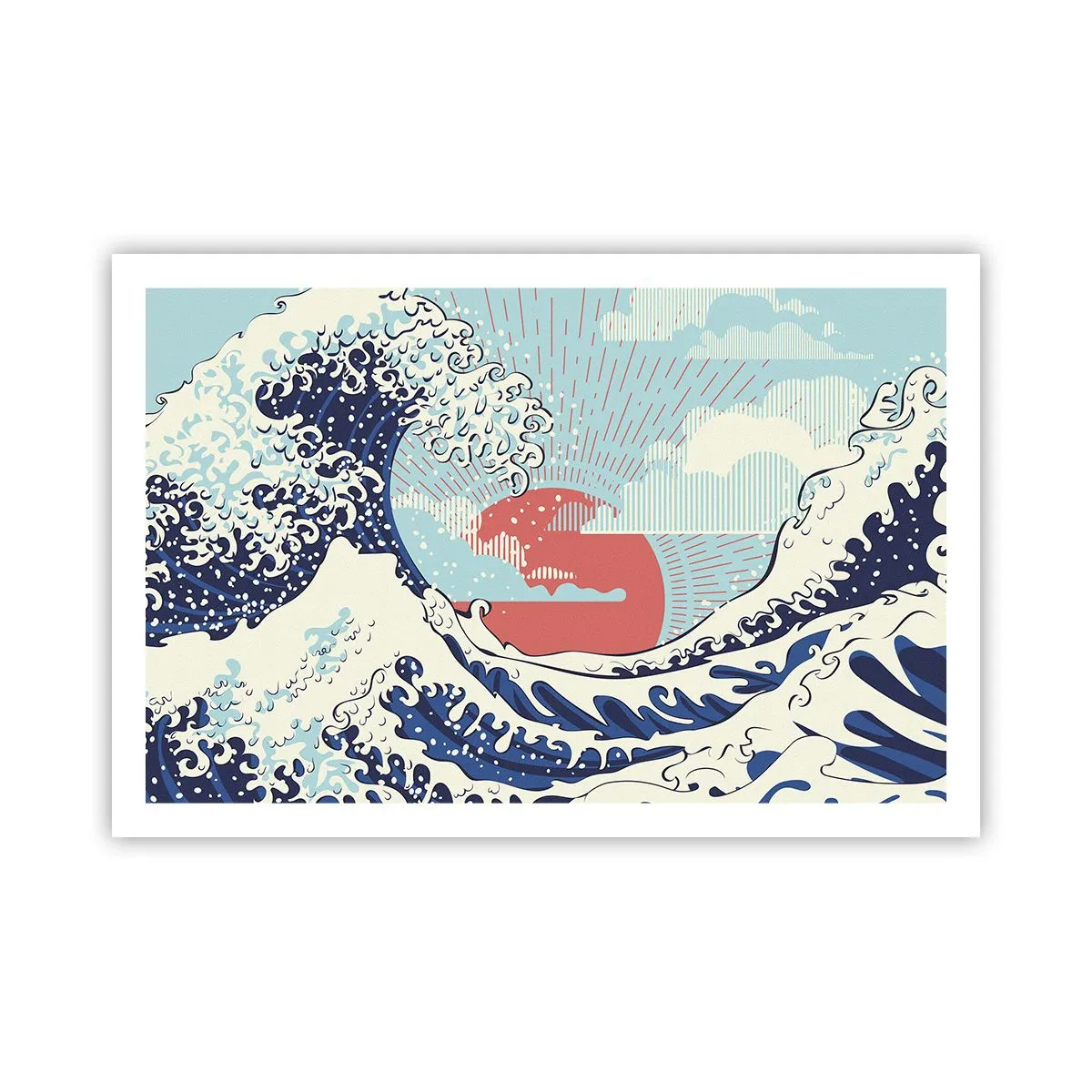 Poster - Din inspirații japoneze - 91x61 cm