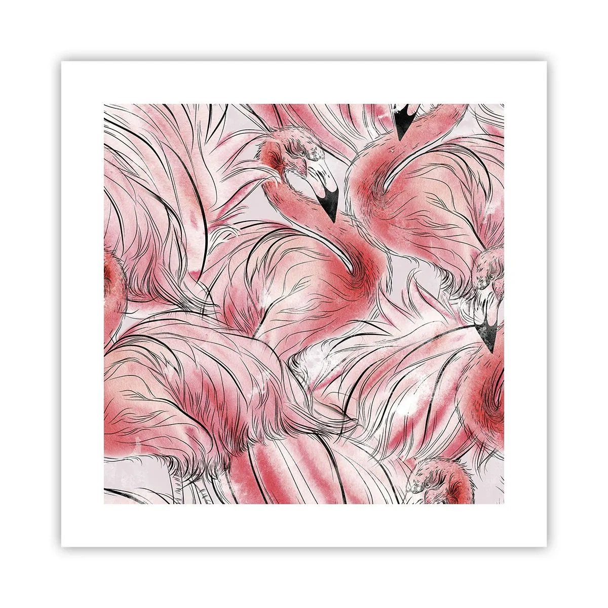 Poster - Corpul de balet al păsărilor - 40x40 cm