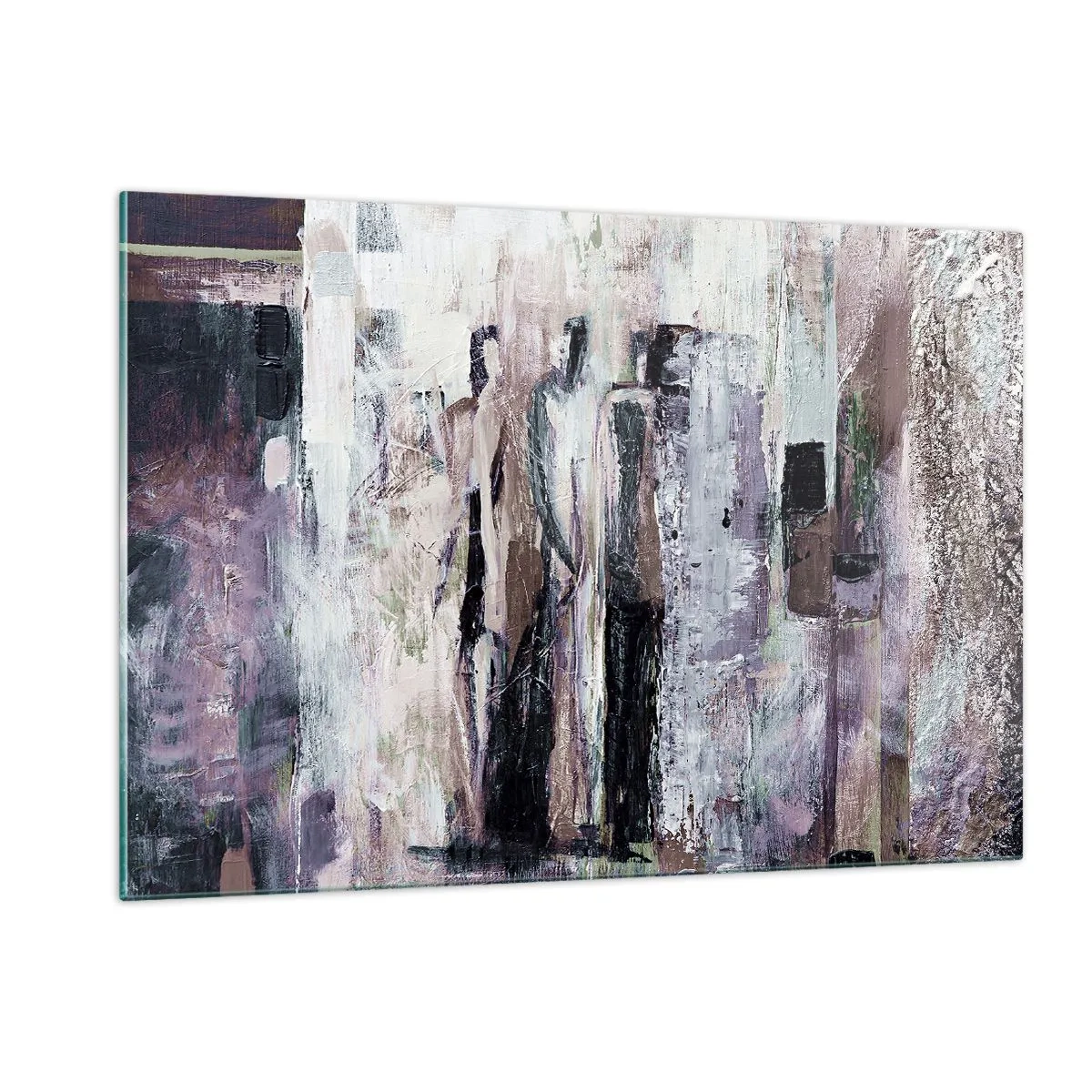 Tablou pe sticlă - Cei trei misterioși - 120x80 cm