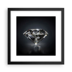 Poster în ramă neagră - Best girls friend - 30x30 cm