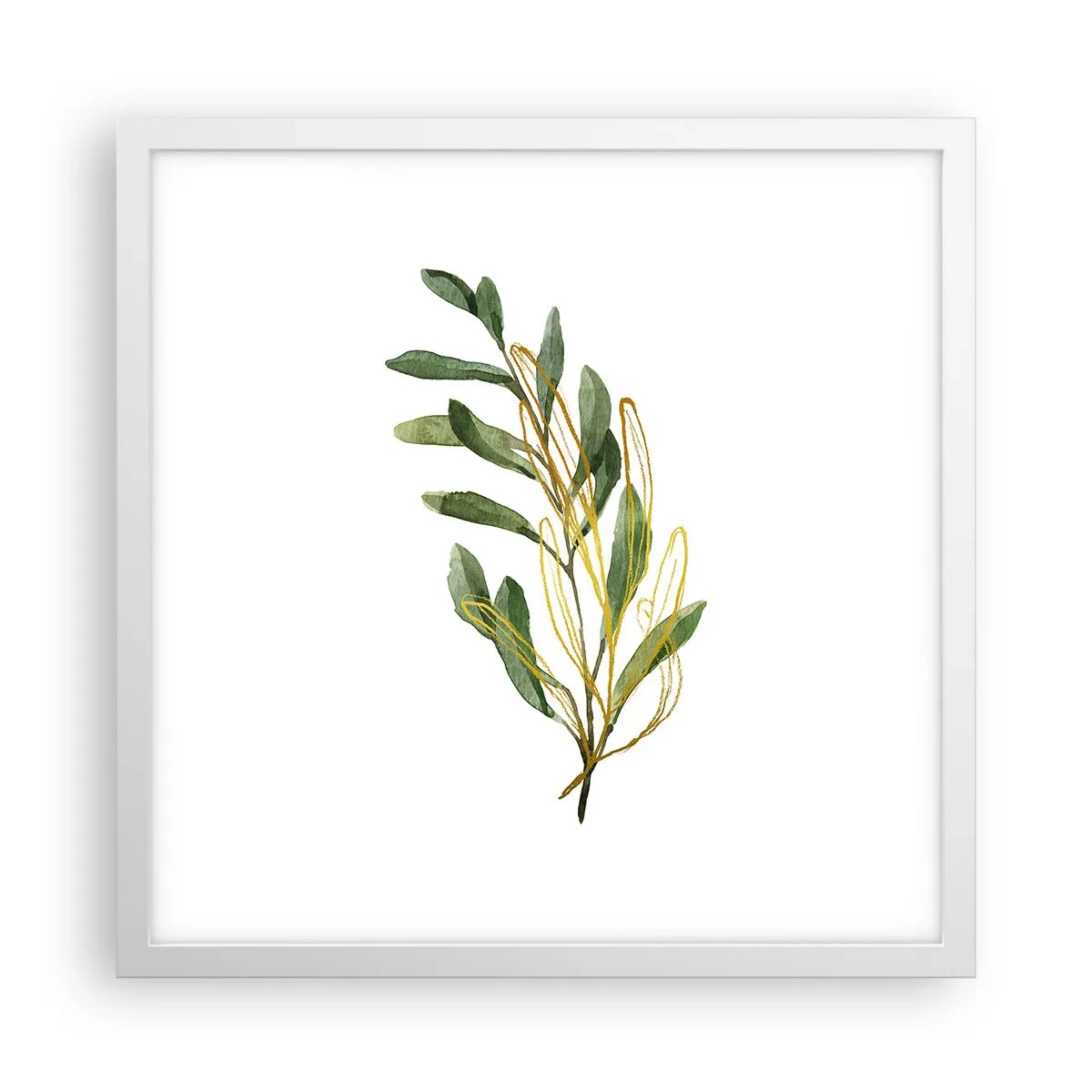 Poster în ramă albă - Toate cele bune - 40x40 cm