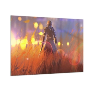 Tablou pe sticlă - Cavalerul greșit - 100x70 cm