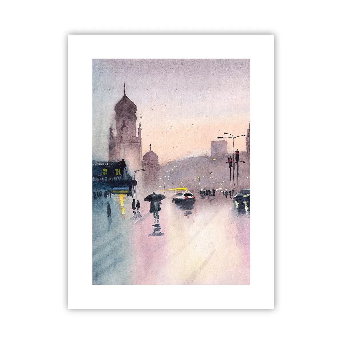 Poster - Într-o ceață ploioasă - 30x40 cm