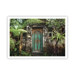Poster - O ușă către o lume exotică - 100x70 cm