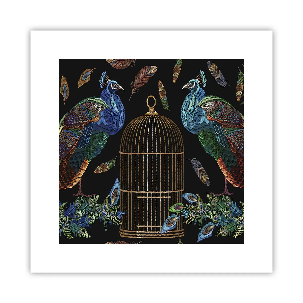 Poster - În veșmânt regal - 30x30 cm