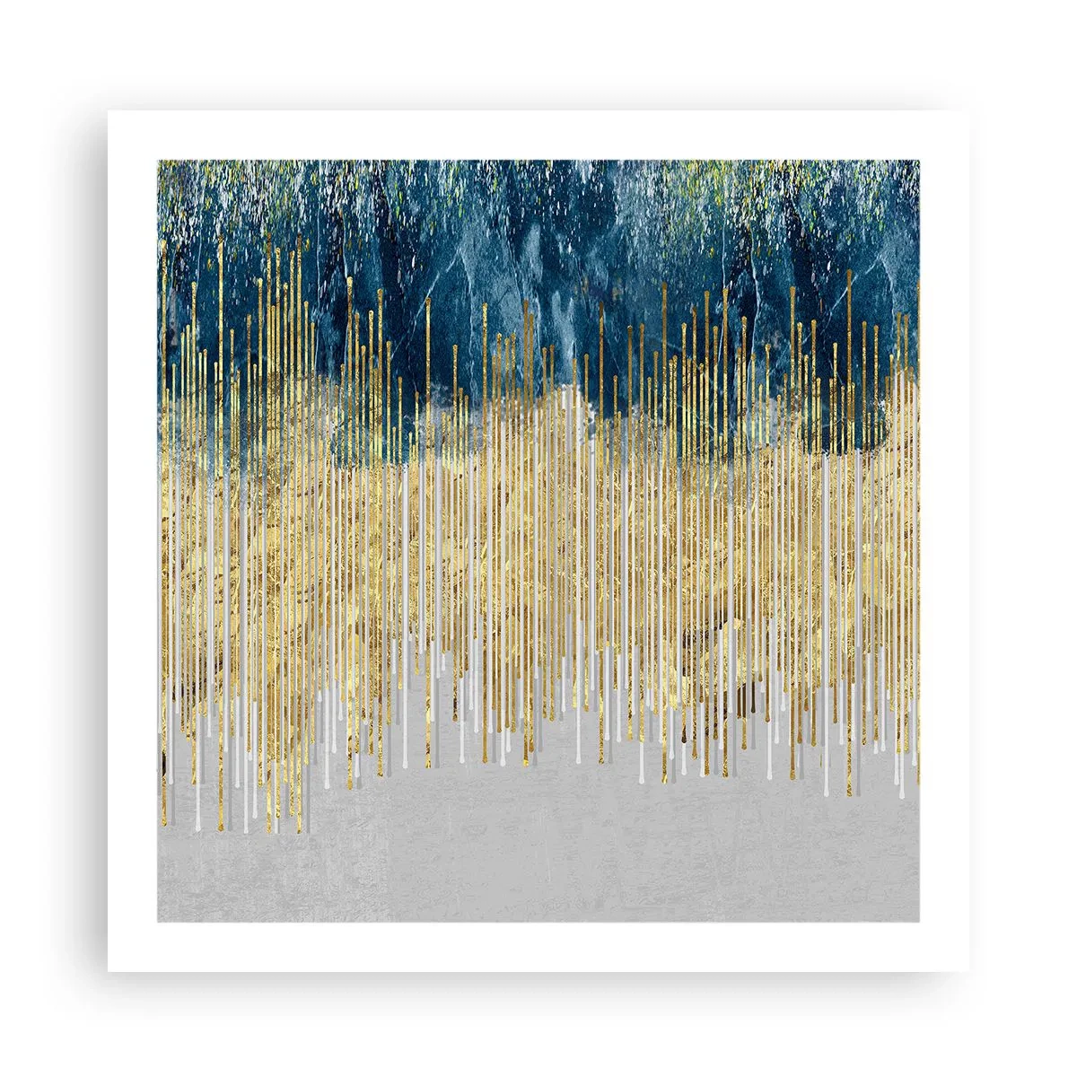 Poster - Granița aurită - 60x60 cm