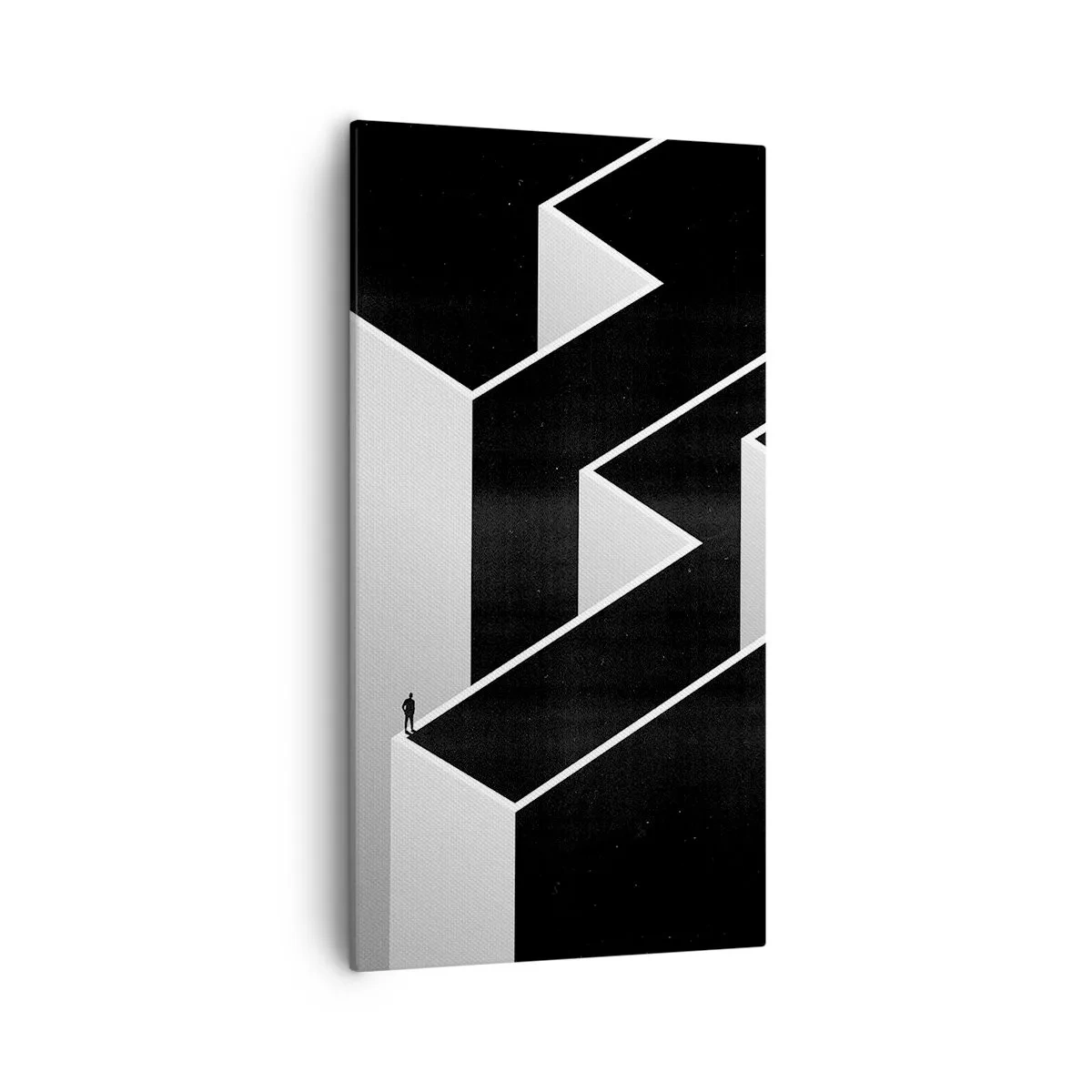 Tablou pe pânză - Singurătate la vârf - 55x100 cm