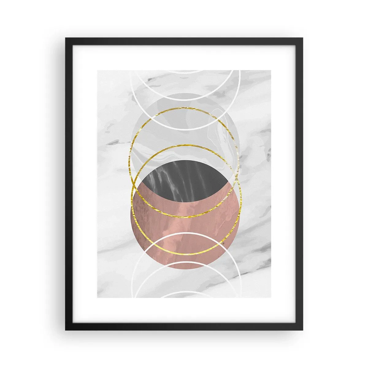 Poster în ramă neagră - Muzica sferelor - 40x50 cm