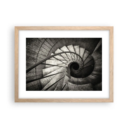 Poster în ramă de stejar deschis - În sus și în jos - 40x30 cm