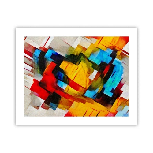 Poster - Sandviș multicolor - 50x40 cm