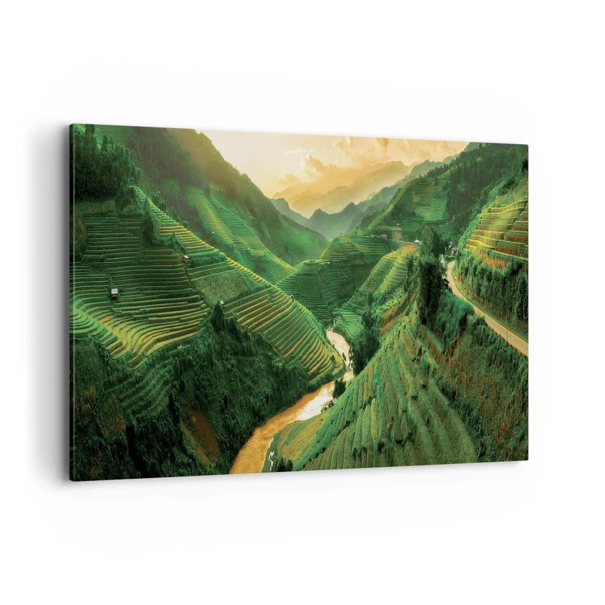 Tablou pe pânză - Valea vietnameză - 120x80 cm