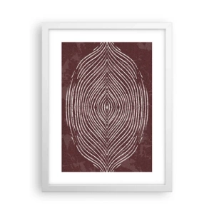 Poster în ramă albă - Spațiul vorbește - 30x40 cm