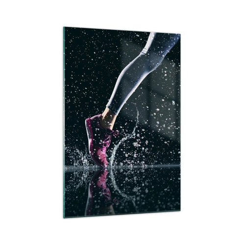 Tablou pe sticlă - Cât de mult puteți - 70x100 cm