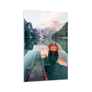 Tablou pe sticlă - Somnul liniștit al munților - 70x100 cm