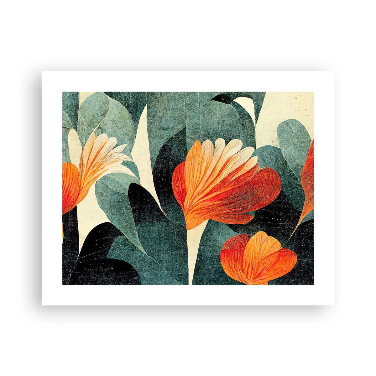 Poster - Căldura de la tropice și răcoarea verdeței - 50x40 cm