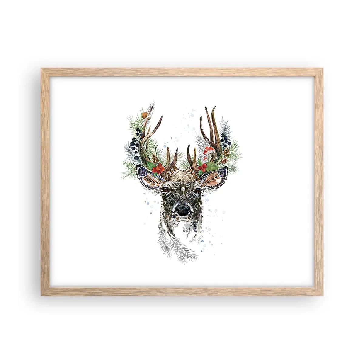 Poster în ramă de stejar deschis - În ținută festivă - 50x40 cm