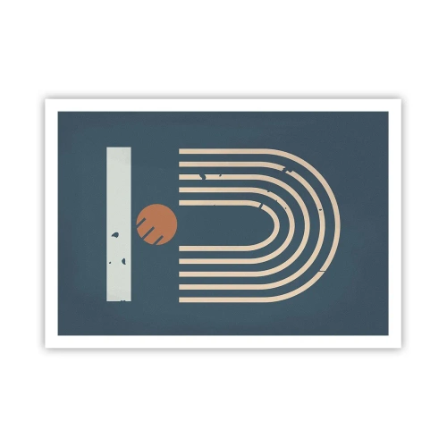 Poster - Geometrie în funcție de rodie - 100x70 cm