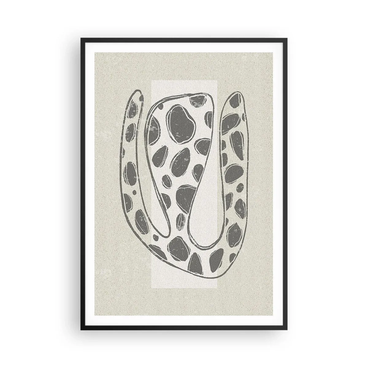 Poster în ramă neagră - O creatură bizară - 70x100 cm