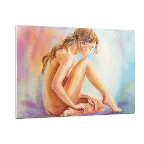 Tablou pe sticlă - Gest de tinerețe - 120x80 cm