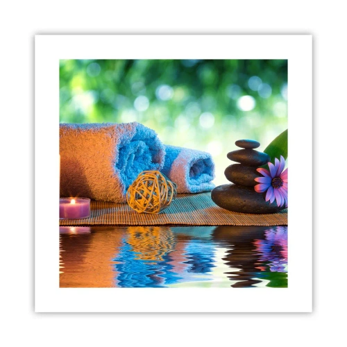 Poster - Timp pentru corp - 40x40 cm