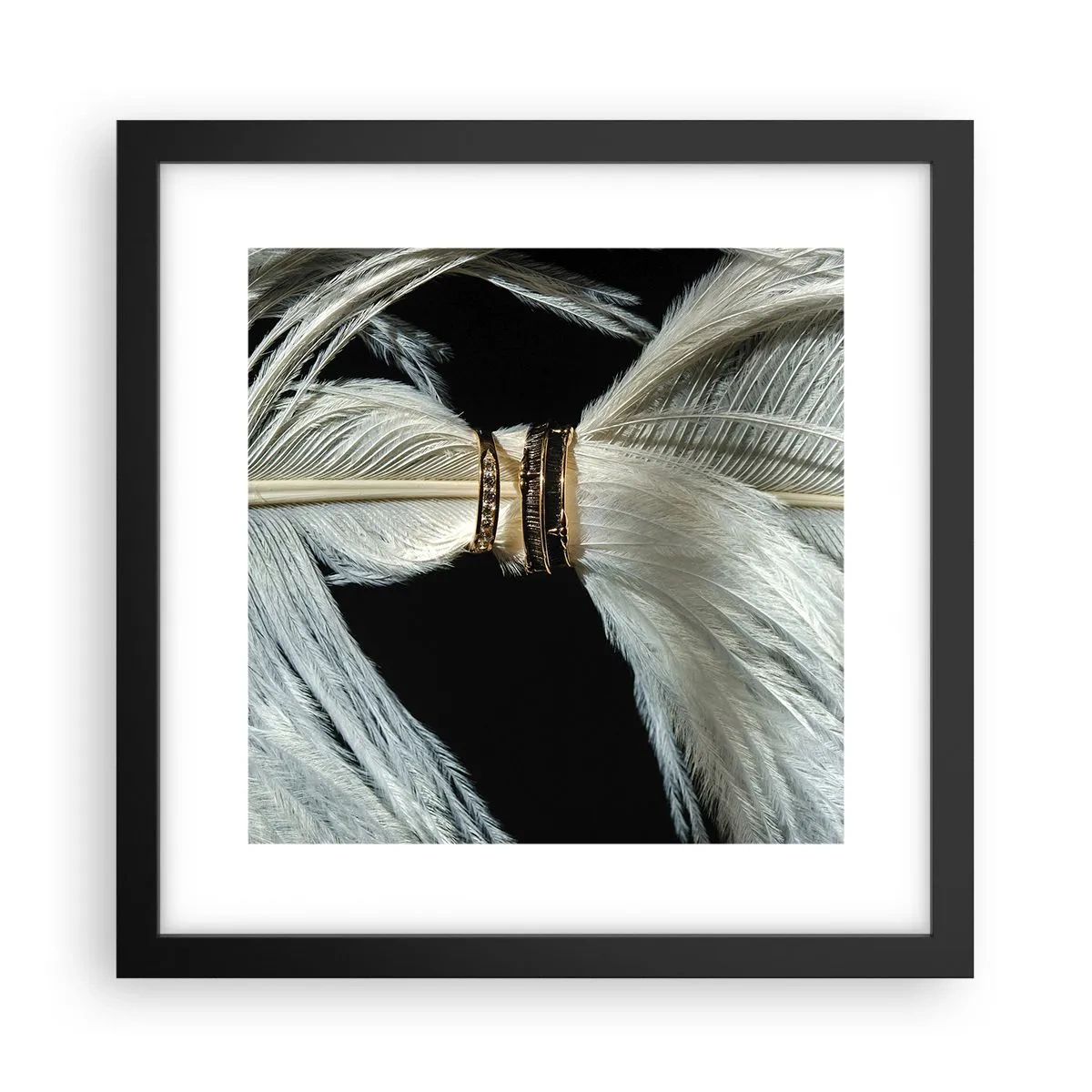 Poster în ramă neagră - ...și nu te voi părăsi.. - 30x30 cm