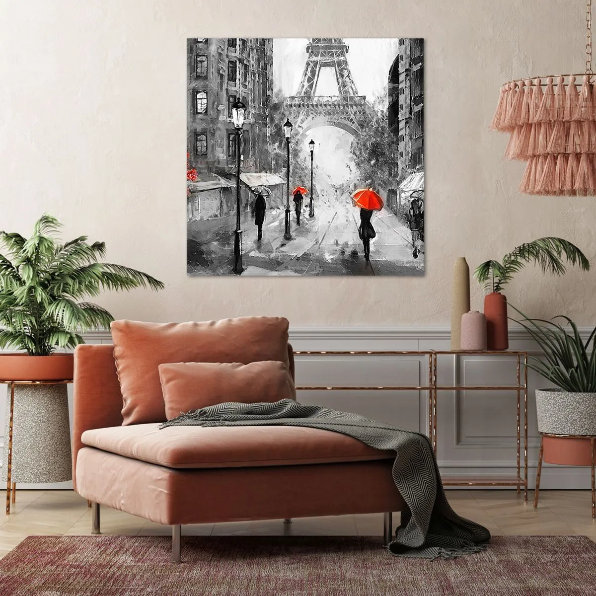 Tablou pe pânză - Toate drumurile duc la el - 30x30 cm